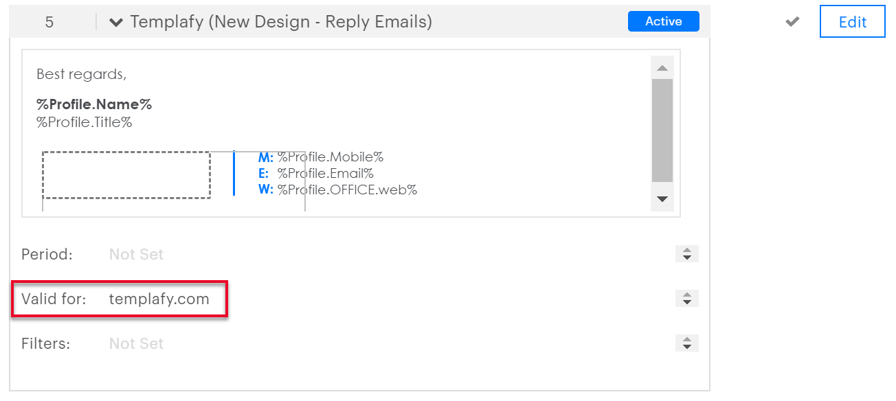 How to setup filters for email signatures and email campaigns