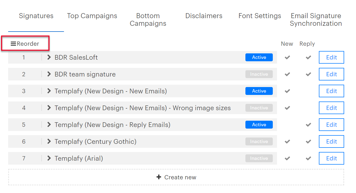 How to setup filters for email signatures and email campaigns