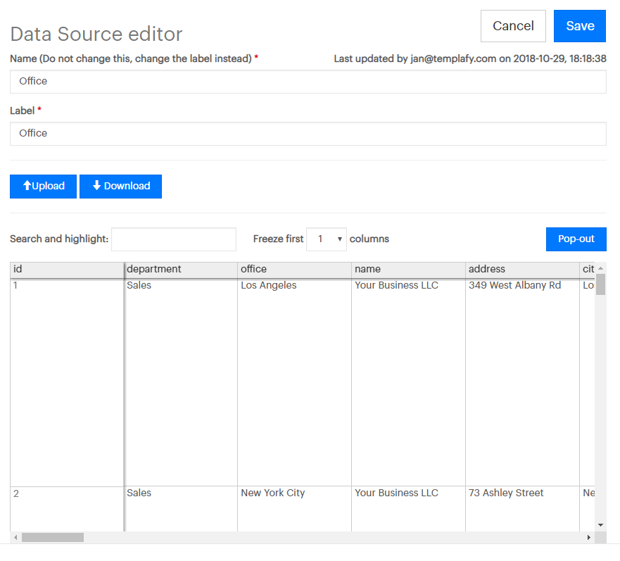 Dynamic template configuration – Templafy One Help center