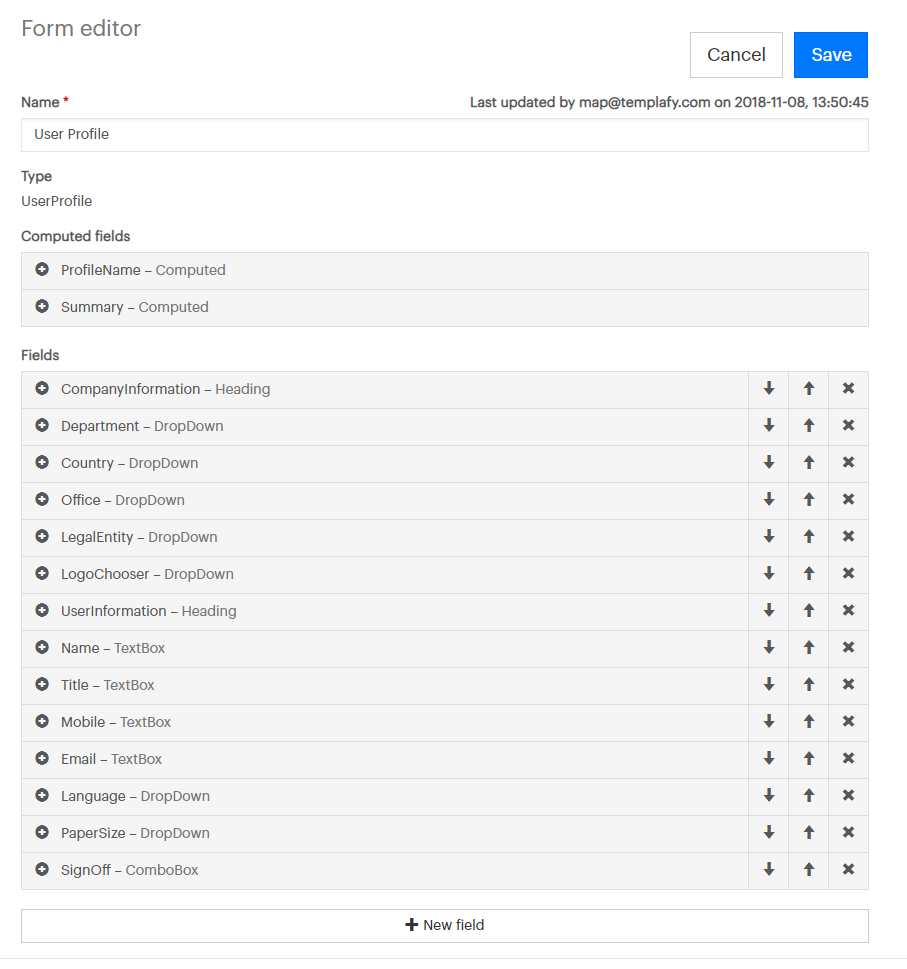 Dynamic template configuration – Templafy One Help center